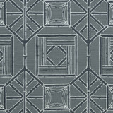 Thibaut Fabric Shoji Panel Grey F975520 Fabric 51% Linen, 49% Cotton U.S.A. - </p><p>Repeat: V: 18 54 - My Fabric Connection -