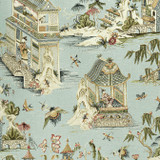 Thibaut Fabric Grand Palace Mist F913617 Fabric 100% Linen SCOTLAND 15000 </p><p>Repeat: V: 35.5 54 - My Fabric Connection - Thibaut Fabric Grand Palace Mist F913617 Fabric 100% Linen SCOTLAND 15000 </p><p>Repeat: V: 35.5 54 - My Fabric Connection -