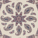 Thibaut Wallpaper East India Raspberry and Blue on Natural T36430 Wallpaper Non Woven Wallpaper UNITED STATES - </p><p>Repeat: V: 25.25 27 - My Fabric Connection -