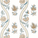 Thibaut Wallpaper Ribbon Floral Beige and Spa Blue T36425 Wallpaper Non Woven Wallpaper UNITED STATES - </p><p>Repeat: V: 25.25 27 - My Fabric Connection - Thibaut Wallpaper Ribbon Floral Beige and Spa Blue T36425 Wallpaper Non Woven Wallpaper UNITED STATES - </p><p>Repeat: V: 25.25 27 - My Fabric Connection -