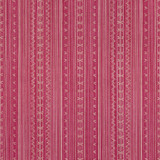 Thibaut Fabric Charter Stripe Embroidery Raspberry W736454 Fabric 100% Cotton INDIA - </p><p>Repeat: V: 1.5 53 - My Fabric Connection -