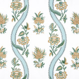 Thibaut Fabric Ribbon Floral Seaglass and Gold F936422 Fabric 100% Cotton UNITED STATES 20000 </p><p>Repeat: V: 24 53.5 - My Fabric Connection - Thibaut Fabric Ribbon Floral Seaglass and Gold F936422 Fabric 100% Cotton UNITED STATES 20000 </p><p>Repeat: V: 24 53.5 - My Fabric Connection -