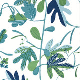 Thibaut Wallpaper Matisse Leaf Green and Blue T16209 Wallpaper Wallpaper U.S.A. - </p><p>Repeat: V: 36 27 - My Fabric Connection - Thibaut Wallpaper Matisse Leaf Green and Blue T16209 Wallpaper Wallpaper U.S.A. - </p><p>Repeat: V: 36 27 - My Fabric Connection -