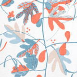 Thibaut Fabric Matisse Leaf French Blue and Coral F916207 Fabric 100% Linen U.S.A. 20000 </p><p>Repeat: V: 29.75 54 - My Fabric Connection - Thibaut Fabric Matisse Leaf French Blue and Coral F916207 Fabric 100% Linen U.S.A. 20000 </p><p>Repeat: V: 29.75 54 - My Fabric Connection -