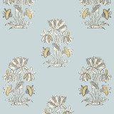 Thibaut Wallpaper Lily Flower Spa Blue T13201 Wallpaper Wallpaper UNITED STATES - </p><p>Repeat: V: 36 27 - My Fabric Connection - Thibaut Wallpaper Lily Flower Spa Blue T13201 Wallpaper Wallpaper UNITED STATES - </p><p>Repeat: V: 36 27 - My Fabric Connection -