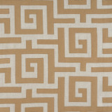Thibaut Fabric Tulum Applique Wheat on Natural W713224 Fabric 61% Linen, 38% Wool, 1% Viscose INDIA - </p><p>Repeat: V: - 52 - My Fabric Connection -