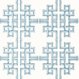 Thibaut Wallpaper Boca Bamboo Spa Blue T13902 Wallpaper Non Woven Wallpaper UNITED KINGDOM - </p><p>Repeat: V: 12.75 27 - My Fabric Connection -