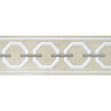Thibaut Fabric Katonah Tape Linen and Nickel E12170 Fabric 54% Cotton, 36% Linen, 10% Poly INDIA - </p><p>Repeat: V: 2.25 3 - My Fabric Connection -