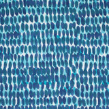 Thibaut Fabric Rain Water Blue and Turquoise F910093 Fabric 100% Cotton ITALY 10000 </p><p>Repeat: V: 18.5 54 - My Fabric Connection -