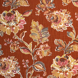 Greenhouse Fabric F5710 Russet - 54% Cotton, 26% Recycled Polyester, 20% Polyester China 15000 27.25" H, 24.25" V 55" - My Fabric Connection - Greenhouse Fabric F5710 Russet - 54% Cotton, 26% Recycled Polyester, 20% Polyester China 15000 27.25" H, 24.25" V 55" - My Fabric Connection -
