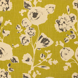 Greenhouse Fabric F5721 Citron - 70% Cotton, 30% Linen China 15000 27.75" H, 24.25" V 55" - My Fabric Connection -