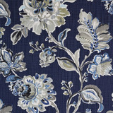 Greenhouse Fabric F5744 Indigo - 54% Cotton, 26% Recycled Polyester, 20% Polyester China 15000 27.25" H, 24.25" V 55" - My Fabric Connection -