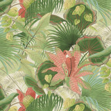 Greenhouse Fabric S6410 Lush - 100% Cotton Peru 25000 27" H, 27" V 54" - My Fabric Connection -