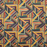 Greenhouse Fabric S6348 Gold - 88% Polyester, 12% Linen With 100% Rayon Embroidery India 9000 13" H, 12.25" V 50" - My Fabric Connection -