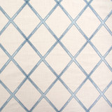 Greenhouse Fabric S6240 Sky - 100% Cotton With 100% Rayon Embroidery India 9000 6.25" H, 7.75" V 54" - My Fabric Connection -
