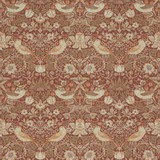 Wmah Fabric 7866 Strawberry Thief 1 Pepper Fabric 100%Cot Spain Martindale Wear Test (16 000 Circular Rubs) </p><p>Repeat: H: 18.25, V: 0 55 in - My Fabric Connection -