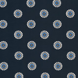 Stout Fabric Kazoo 1 Sapphire Fabric 100%Cot %Vemb India </p><p>Repeat: H: 6.25, V: 0 51.5 in - My Fabric Connection -