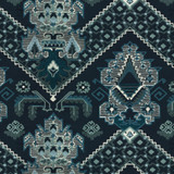 P/K LIFESTYLES Fabric Casbah Indigo 471341 - Base: 100% cotton/ Emb. 80% acrylic, 20% polyester India 51000 Horizontal: 17.5 and Vertical: 15.25 58 - My Fabric Connection - P/K LIFESTYLES Fabric Casbah Indigo 471341 - Base: 100% cotton/ Emb. 80% acrylic, 20% polyester India 51000 Horizontal: 17.5 and Vertical: 15.25 58 - My Fabric Connection -