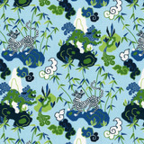 P/K LIFESTYLES Fabric Playful Zebra Turquoise 471320 - 100% cotton Spain 51000 Horizontal: 13.5 and Vertical: 25.25 54 - My Fabric Connection - P/K LIFESTYLES Fabric Playful Zebra Turquoise 471320 - 100% cotton Spain 51000 Horizontal: 13.5 and Vertical: 25.25 54 - My Fabric Connection -
