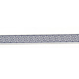 Europatex Fabric Hellenic Key Jacquard Tape Denim Hellenic 76% Fibranne, 24% Rayon 0.56 inches - My Fabric Connection - Europatex Fabric Hellenic Key Jacquard Tape Denim Hellenic 76% Fibranne, 24% Rayon 0.56 inches - My Fabric Connection -