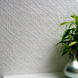 Brewster Maxwell White Paintable Textured Vinyl Wallpaper Anaglypta XII Covers about 55 square feet Great Britain Unpasted 6.3-in repeat, straight match 20-in by 33-ft long roll - My Fabric Connection - Brewster Maxwell White Paintable Textured Vinyl Wallpaper Anaglypta XII Covers about 55 square feet Great Britain Unpasted 6.3-in repeat, straight match 20-in by 33-ft long roll - My Fabric Connection -