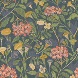 A-Street Prints Hybbe Blue Hydrangea Garden Wallpaper Annelie Covers about 57.5 square feet Sweden Unpasted 20.9-in repeat, straight match 20.9-in by 33-ft long roll - My Fabric Connection - A-Street Prints Hybbe Blue Hydrangea Garden Wallpaper Annelie Covers about 57.5 square feet Sweden Unpasted 20.9-in repeat, straight match 20.9-in by 33-ft long roll - My Fabric Connection -