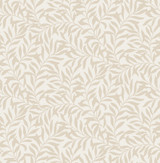 Brewster Salix Beige Leaf Wallpaper Archive Collection Covers about 56.4 square feet Great Britain Unpasted 21-in repeat, drop match 20.5-in by 33-ft long roll - My Fabric Connection - Brewster Salix Beige Leaf Wallpaper Archive Collection Covers about 56.4 square feet Great Britain Unpasted 21-in repeat, drop match 20.5-in by 33-ft long roll - My Fabric Connection -