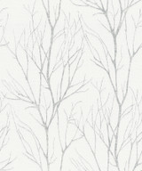 Advantage Diani White Metallic Tree Wallpaper Bali Covers about 57.8 square feet Germany Unpasted 25.2-in repeat, straight match 21-in by 33-ft long roll - My Fabric Connection - Advantage Diani White Metallic Tree Wallpaper Bali Covers about 57.8 square feet Germany Unpasted 25.2-in repeat, straight match 21-in by 33-ft long roll - My Fabric Connection -