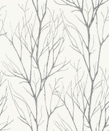 Advantage Diani Charcoal Metallic Tree Wallpaper Bali Covers about 57.8 square feet Germany Unpasted 25.2-in repeat, straight match 21-in by 33-ft long roll - My Fabric Connection - Advantage Diani Charcoal Metallic Tree Wallpaper Bali Covers about 57.8 square feet Germany Unpasted 25.2-in repeat, straight match 21-in by 33-ft long roll - My Fabric Connection -