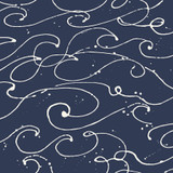 Chesapeake Kuroshio Navy Ocean Wave Wallpaper Blue Heron Covers about 56.4 square feet United States Prepasted 20.5-in repeat, half drop match 20.5-in by 33-ft long roll - My Fabric Connection - Chesapeake Kuroshio Navy Ocean Wave Wallpaper Blue Heron Covers about 56.4 square feet United States Prepasted 20.5-in repeat, half drop match 20.5-in by 33-ft long roll - My Fabric Connection -