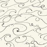 Chesapeake Kuroshio Charcoal Ocean Wave Wallpaper Blue Heron Covers about 56.4 square feet United States Prepasted 20.5-in repeat, half drop match 20.5-in by 33-ft long roll - My Fabric Connection -