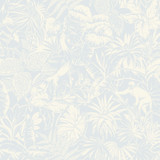 Chesapeake Corcovado Light Blue Jungle Jamboree Wallpaper Blue Heron Covers about 56.4 square feet United States Prepasted 20.5-in repeat, straight match 20.5-in by 33-ft long roll - My Fabric Connection - Chesapeake Corcovado Light Blue Jungle Jamboree Wallpaper Blue Heron Covers about 56.4 square feet United States Prepasted 20.5-in repeat, straight match 20.5-in by 33-ft long roll - My Fabric Connection -