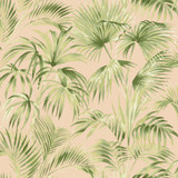 Chesapeake Manaus Peach Palm Frond Wallpaper Blue Heron Covers about 56.4 square feet United States Prepasted 20.5-in repeat, half drop match 20.5-in by 33-ft long roll - My Fabric Connection - Chesapeake Manaus Peach Palm Frond Wallpaper Blue Heron Covers about 56.4 square feet United States Prepasted 20.5-in repeat, half drop match 20.5-in by 33-ft long roll - My Fabric Connection -