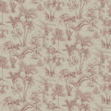 Advantage Zapata Merlot Tropical Jungle Wallpaper Cuba Covers about 57.5 square feet Germany Unpasted 20.9-in repeat, half drop match 20.9-in by 33-ft long roll - My Fabric Connection -
