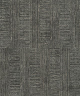 Advantage Eldorado Black Geometric Wallpaper Cuba Covers about 57.5 square feet Germany Unpasted 25.2-in repeat, straight match 20.9-in by 33-ft long roll - My Fabric Connection -