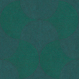 Advantage Bel Air Teal Fan Wallpaper Cuba Covers about 57.5 square feet Germany Unpasted 20.9-in repeat, straight match 20.9-in by 33-ft long roll - My Fabric Connection -