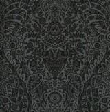 A-Street Prints Maris Charcoal Flock Damask Wallpaper Daylight Covers about 56.4 square feet Great Britain Unpasted 21-in repeat, straight match 20.5-in by 33-ft long roll - My Fabric Connection - A-Street Prints Maris Charcoal Flock Damask Wallpaper Daylight Covers about 56.4 square feet Great Britain Unpasted 21-in repeat, straight match 20.5-in by 33-ft long roll - My Fabric Connection -