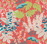A-Street Prints Brie Red Forest Flowers Wallpaper Daylight Covers about 60.8 square feet United States Unpasted 25.25-in repeat, straight match 27-in by 27-ft long roll - My Fabric Connection - A-Street Prints Brie Red Forest Flowers Wallpaper Daylight Covers about 60.8 square feet United States Unpasted 25.25-in repeat, straight match 27-in by 27-ft long roll - My Fabric Connection -