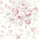 Chesapeake Manon Pink Rose Stitch Wallpaper Delphine Covers about 56.4 square feet United States Prepasted 20.5-in repeat, half drop match 20.5-in by 33-ft long roll - My Fabric Connection - Chesapeake Manon Pink Rose Stitch Wallpaper Delphine Covers about 56.4 square feet United States Prepasted 20.5-in repeat, half drop match 20.5-in by 33-ft long roll - My Fabric Connection -