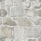 Chesapeake Axelle Light Grey Stone Wallpaper Delphine Covers about 56.4 square feet United States Prepasted 20.5-in repeat, straight match 20.5-in by 33-ft long roll - My Fabric Connection -