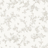 Chesapeake Nightingale Taupe Floral Trail Wallpaper Delphine Covers about 56.4 square feet United States Prepasted 20.5-in repeat, half drop match 20.5-in by 33-ft long roll - My Fabric Connection - Chesapeake Nightingale Taupe Floral Trail Wallpaper Delphine Covers about 56.4 square feet United States Prepasted 20.5-in repeat, half drop match 20.5-in by 33-ft long roll - My Fabric Connection -