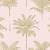 ESTA Home Taj Blush Palm Trees Wallpaper Design Department Covers about 57.5 square feet Netherlands Unpasted 20.9-in repeat, drop match 20.9-in by 33-ft long roll - My Fabric Connection - ESTA Home Taj Blush Palm Trees Wallpaper Design Department Covers about 57.5 square feet Netherlands Unpasted 20.9-in repeat, drop match 20.9-in by 33-ft long roll - My Fabric Connection -