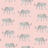 ESTA Home Prowl Pink Jaguars Wallpaper Design Department Covers about 57.5 square feet Netherlands Unpasted 20.9-in repeat, drop match 20.9-in by 33-ft long roll - My Fabric Connection - ESTA Home Prowl Pink Jaguars Wallpaper Design Department Covers about 57.5 square feet Netherlands Unpasted 20.9-in repeat, drop match 20.9-in by 33-ft long roll - My Fabric Connection -