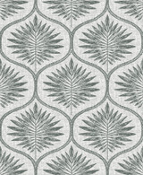 A-Street Prints Laurel Grey Ogee Wallpaper Equinox Covers about 56.4 square feet Great Britain Unpasted 12.6-in repeat, straight match 20.5-in by 33-ft long roll - My Fabric Connection - A-Street Prints Laurel Grey Ogee Wallpaper Equinox Covers about 56.4 square feet Great Britain Unpasted 12.6-in repeat, straight match 20.5-in by 33-ft long roll - My Fabric Connection -