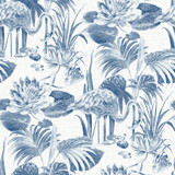 A-Street Prints Frolic Blue Lagoon Wallpaper Equinox Covers about 60.8 square feet Great Britain Unpasted 27-in repeat, straight match 27-in by 27-ft long roll - My Fabric Connection - A-Street Prints Frolic Blue Lagoon Wallpaper Equinox Covers about 60.8 square feet Great Britain Unpasted 27-in repeat, straight match 27-in by 27-ft long roll - My Fabric Connection -