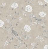 A-Street Prints Wellesley Taupe Chinoiserie Wallpaper Erin Gates Covers about 56.4 square feet United States Unpasted 20.5-in repeat, half drop match 20.5-in by 33-ft long roll - My Fabric Connection - A-Street Prints Wellesley Taupe Chinoiserie Wallpaper Erin Gates Covers about 56.4 square feet United States Unpasted 20.5-in repeat, half drop match 20.5-in by 33-ft long roll - My Fabric Connection -