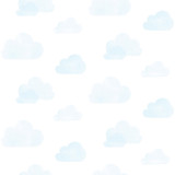 Chesapeake Irie Blue Clouds Wallpaper Fable Covers about 57.5 square feet Netherlands Unpasted 10.4-in repeat, straight match 20.9-in by 33-ft long roll - My Fabric Connection - Chesapeake Irie Blue Clouds Wallpaper Fable Covers about 57.5 square feet Netherlands Unpasted 10.4-in repeat, straight match 20.9-in by 33-ft long roll - My Fabric Connection -