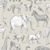 Chesapeake Kenji Taupe Safari Wallpaper Fable Covers about 57.5 square feet Netherlands Unpasted 10.4-in repeat, drop match 20.9-in by 33-ft long roll - My Fabric Connection - Chesapeake Kenji Taupe Safari Wallpaper Fable Covers about 57.5 square feet Netherlands Unpasted 10.4-in repeat, drop match 20.9-in by 33-ft long roll - My Fabric Connection -
