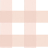 Chesapeake Amos Light Pink Gingham Wallpaper Farmhouse Covers about 56.4 square feet United States Prepasted 20.9-in repeat, straight match 20.5-in by 33-ft long roll - My Fabric Connection -