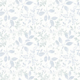 Chesapeake Tinker Light Blue Woodland Botanical Wallpaper Flora & Fauna Covers about 56.4 square feet United States Prepasted 10.5-in repeat, straight match 20.5-in by 33-ft long roll - My Fabric Connection -